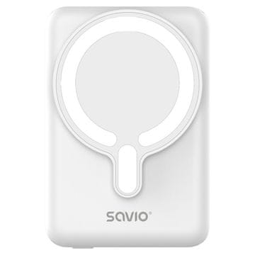 SAVIO Savio BA-13 Power Bank 10000 mAh magnetni, bel