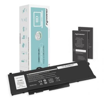 movano Movano GRT01 baterija za prenosnik Dell Latitude/Precision, 3950 mAh (61 Wh)