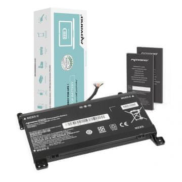 movano Movano FM08 TPN-Q195 baterija za prenosnik HP Omen 17-AN 12-pin, 5973 mAh