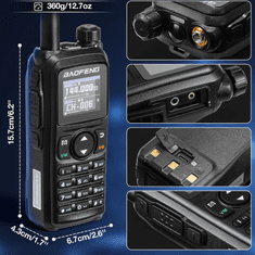 Baofeng dvosmerna radijska postaja UV-28 plus 10 w