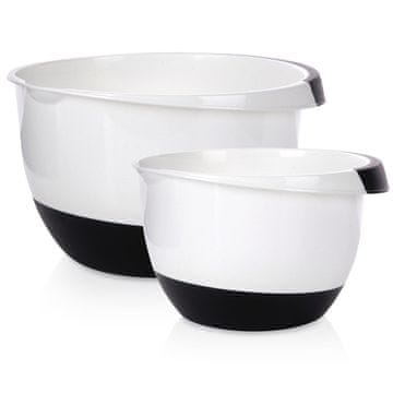 Northix Set 2 kuhinjskih posod: ročaj, nedrseče dno, 18,5 in 22,5 cm