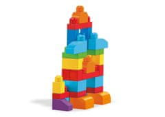 MEGA BLOKS Mega Bloks Big Building Vrečka Modra 60 Kos