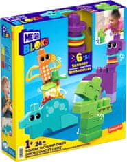 MEGA BLOKS Mega Bloki Fisher-Price Squeak'N Chomp Dinos