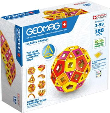 Geomag Reciklirane plošče Geomag Classic Warm Master 388 kosov