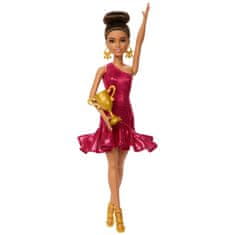 Barbie Plesna lutka v rdečo obleko in pokal