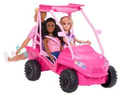 Barbie Barbie voziček za plažo z dodatki, primeren za 4 punčke