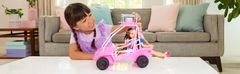 Barbie Barbie voziček za plažo z dodatki, primeren za 4 punčke