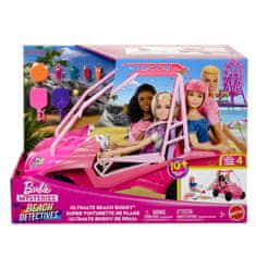 Barbie Barbie voziček za plažo z dodatki, primeren za 4 punčke