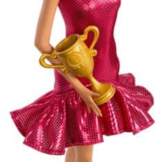 Barbie Plesna lutka v rdečo obleko in pokal