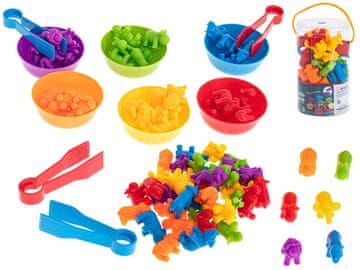 Northix Animals safari poučno učenje štetja montessori 36el.