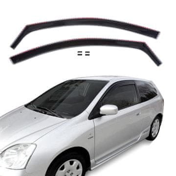 J&J Automotive GP Okenski deflektorji za Honda Civic 2001-2005 3 vrata, 2 kosa