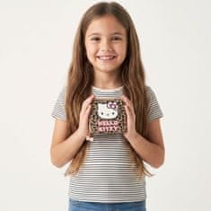 HELLO KITTY Hello Kitty DENARNICA za deklico, za denar, torbica za kovance s potiskom leoparda NA ZADRGO 9x9 cm