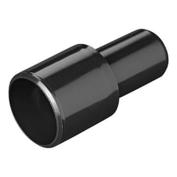 0.00023 Adapter za cevi za odpadno vodo, 28 mm na 19 mm, črn PE