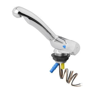 Northix Pipa za hladno vodo, keramični slog, 12V, 33 mm, krom