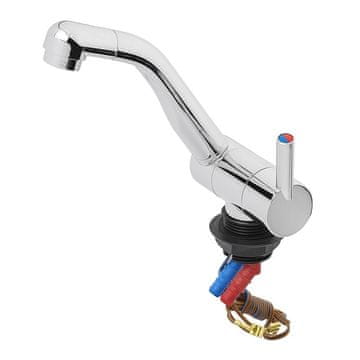 Northix Mešalna pipa, krom, 12V, Ø33 mm