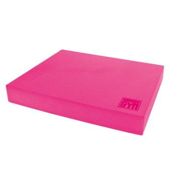 Northix Ravnotežna blazinica za jogo in fitnes, roza, 38 x 32,5 x 6 cm