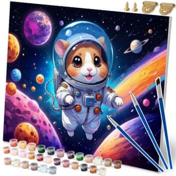 Massido Slikanje po številkah 40x50 cm Massido Astronavt