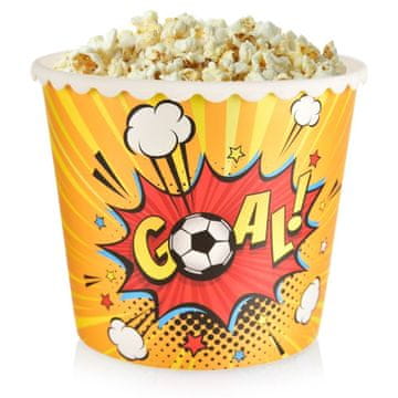 Northix Nogometna skleda za pokovko: za večkratno uporabo, 2 l za filmske večere