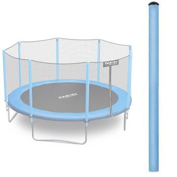 Northix Zgornji steber trampolina z zunanjo mrežo 8-15 ft modre barve Neo-Sport