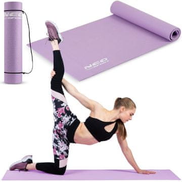 Northix Podloga za trening Neo-Sport 173 x 61 cm - Vijolična (192102)