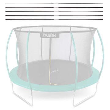 Northix Zaščitna mreža za trampolin tip C 312 cm (10 ft) Neo-sport