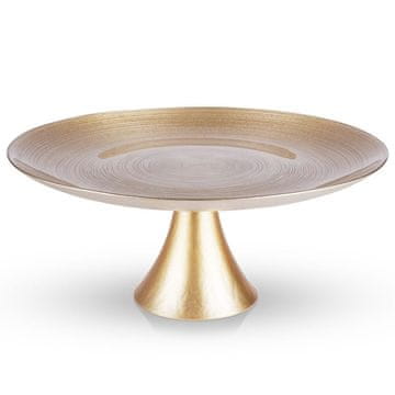 Northix Elegantno stekleno stojalo za torte - premer 28 cm