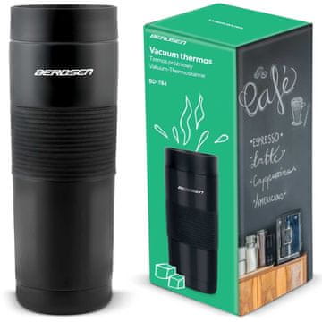 Berdsen Visokokakovostna vakuumska termovka 590 ml BD-784 črna