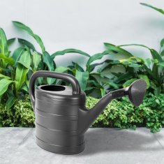 Northix Klasičen 5L vrč za vodo v antracitni barvi s cedilom in merilno skodelico