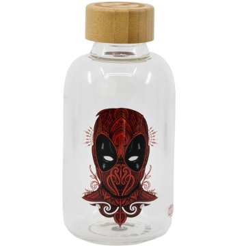 Northix Steklenica Deadpool 620 ml - vzdržljiv, edinstven dizajn