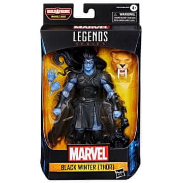 Northix Črna zimska figura Thor 15 cm - zbirateljska serija Marvel Legends
