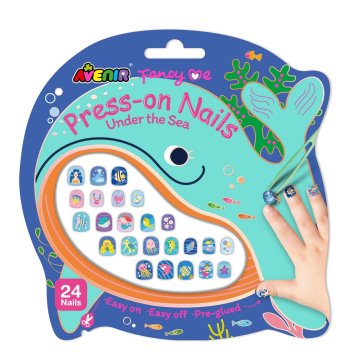 Northix Nohti na stiskanje, dizajn Under the Sea, enostaven nanos