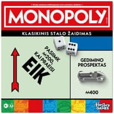 Northix Klasična izdaja namizne igre MONOPOLY v litovščini