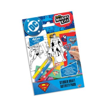 Northix Nalepka Superman Activity Set za otroke, ustvarjalna zabava