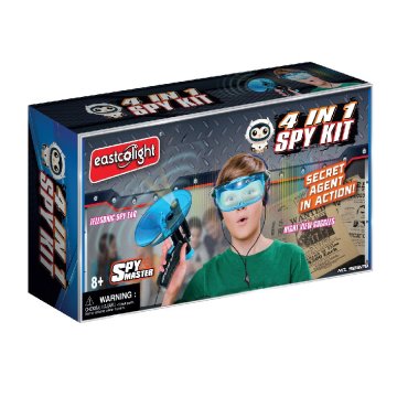 Northix Spy Kit Igralni komplet 4 v 1 z dodatki za otroke