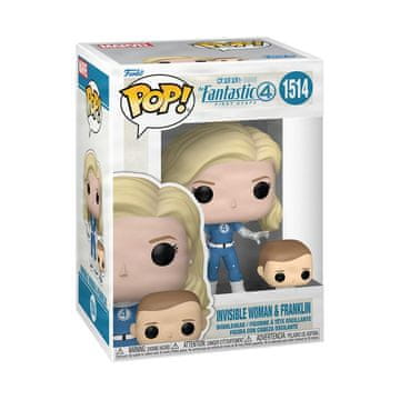 Northix Marvel Funko Pop! Vinilna figura: Nevidna ženska in Franklin