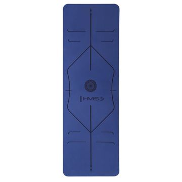 Avento Podloga za jogo TPE, temno modra, nedrseča, debeline 10 mm