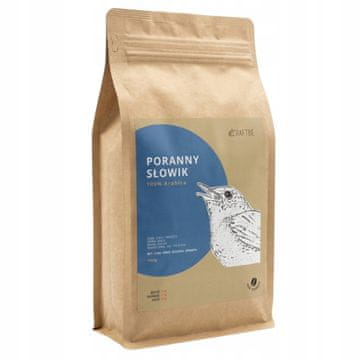 shumee Kava v zrnu Craftbe Morning Nightingale 1 kg Arabice, 100% sveže pražena