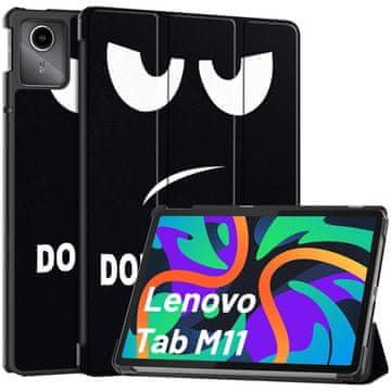 shumee Ovitek za tablični računalnik Lenovo Tab K11 / K11E 11” M11 10.95" TB330FU / TB330XU / TB331FC, ovitek za knjigo Alogy, ovitek za tablico Don't Touch Me + steklo + pisalo