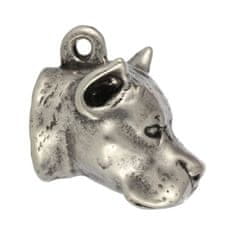 Artdog Ameriški staffordshire terier, Amstaff, Amstaf - posrebren obesek za ključe za psa, okras za torbo, obesek za nahrbtnik znamke Art-Dog