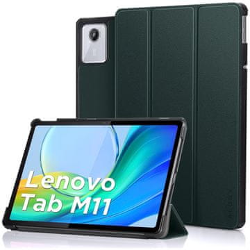 shumee Ovitek za Lenovo Tab K11 / K11E 11” in M11 10.95" TB330FU / TB330XU / TB331FC, knjižni ovitek z zavihkom, ovitek, alogično zelen