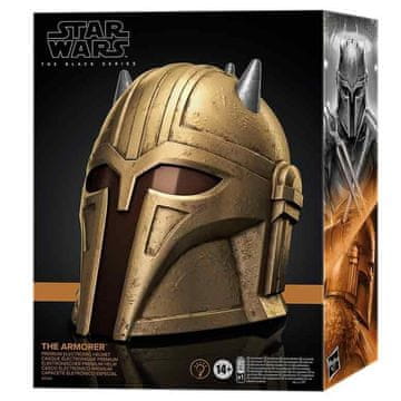 Northix Mandalorian Premium elektronska čelada z nastavljivim prileganjem