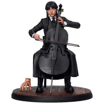 Northix Figura za violončelo 15 cm - zbirateljski okras na temo srede