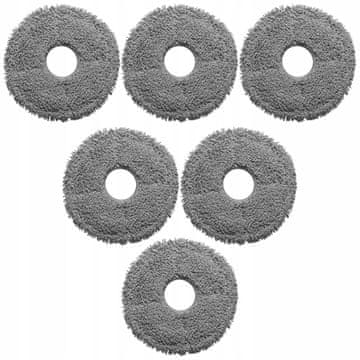 shumee 6 x krpa za brisanje za Roborock Q Revo / Pro / S / MaxV / Plus / Curv / Slim