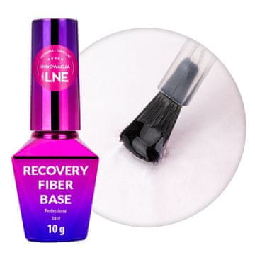 shumee Osnova za nohte Recovery Fiber Molly Nails Clear Pink hibridna baza 10 g