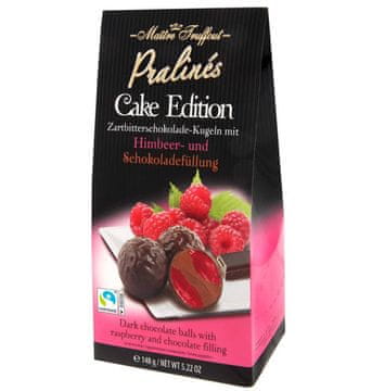 Gunz Čokoladno-malinove praline MaitreTruffout Pralinen Cake Edition 148 g
