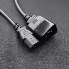 Podaljševalni kabel Qoltec IEC C20/C13 | 3x1,5 mm² | 1,2 m