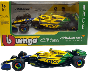 BBurago McLaren MCL38 VN Monaka F1 2024 #4 Norris BBurago 1:43