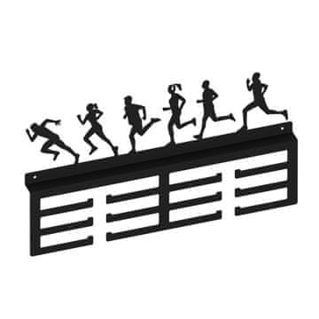GAMET Obešalnik za medalje WS80, TEKAŠKI, črne barve