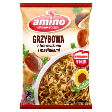 UNILEVER Amino instant gobova juha z jurčki in pinjencem 57 g