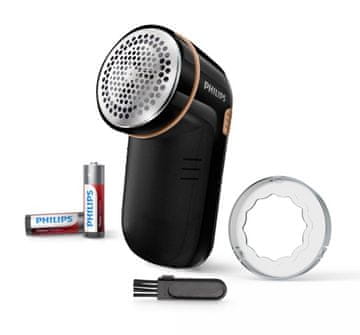 shumee Philips GC026/80 brivnik za tkanine, črne barve
